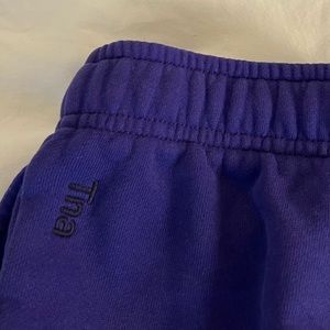 tna purple sweatpants (xs)
